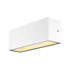 SLV Sitra L Up/Down  Applique Murale Aluminium Blanc 24W 3060lm - 830-840 CCT | Extérieur - IP65
