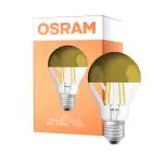Osram Classic LED E27 Poire Filament Miroir Dorée 4W 400lm - 827 Blanc Très Chaud | Équivalent 35W