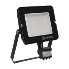 Ledvance Projecteur LED Compact Noir 50W 5000lm 100D - 840 Blanc Froid | IP65 - Symétrique - Détecteur de mouvement et de lumière