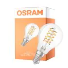 Osram Vintage 1906 LED Classic Slim E14 Poire Filament Claire 4.8W 470lm - 827 Blanc Très Chaud | Dimmable - Équivalent 40W