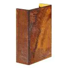 Nordlux Fold 10 Acier Corten Applique Murale Rouille Up & Down 7.5W 225lm - 830 Blanc Chaud