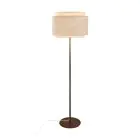 DFTP by Nordlux Takai Lampadaires Salon Métal et Textile Beige | Convient pour E27