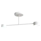 Emibig Plafonnier Halo Acier Blanc | Convient pour 2x GX53 - Max 8W