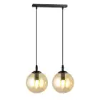 Emibig Suspension Luminaire Cosmo Acier Noir | Convient pour 2x E14 - Max 10W
