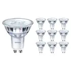 Lot 10x Philips Corepro LED Spot GU10 PAR16 4.9W 460lm 36D - 830 Blanc Chaud | Équivalent 65W