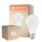 Lot 6x Ledvance Classic LED E27 Poire Dépolie 8.8W 806lm - 827 Blanc Très Chaud | Dimmable - Équivalent 60W