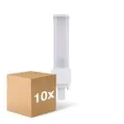 Lot 10x Ledvance Dulux-D LED 6W - 840 Blanc Froid | 2-Pins - Équivalent 13W