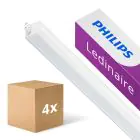 Lot 4x Philips Réglette LED Ledinaire BN021C 20W 1900lm - 830 Blanc Chaud | 120cm