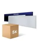 Lot 5x Noxion Panneau LED Ecowhite V4.0 28W 3400lm - 840 Blanc Froid | 120x30cm - Philips driver