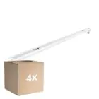 Lot 4x Noxion Réglette Click V2 LED T8 | Convient pour 1x 150cm Tube LED