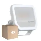 Lot 4x Ledvance Projecteur LED Aluminium Blanc 17W 2200lm 100D - 830 Blanc Chaud | IP66 - Symétrique