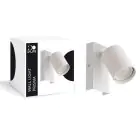 D'Lite Applique Murale Prisma Métal Blanc | IP20 - Convient pour 1x GU10