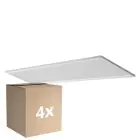 Lot 4x Ledvance Panneau LED Planon Plus 1200x300mm 40W 3100lm - 830 Blanc Chaud