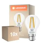Lot 10x Ledvance Classic LED B22 Poire Filament Claire 5.9W 806lm - 827 Blanc Très Chaud | Dimmable - Équivalent 60W