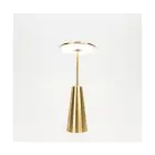 Eglo Lampe De Chevet Piccola Acier Dorée 2W 270lm - 824-830-840 CCT | IP54 - Touch Dimmable - USB-C