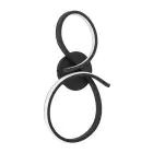 Eglo Applique Murale Serpins Acier Noir 11.4W 1400lm - 830 Blanc Chaud