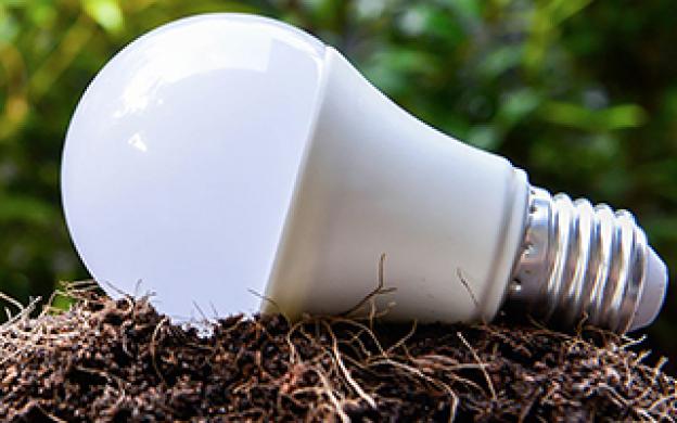 Le recyclage d'une ampoule LED