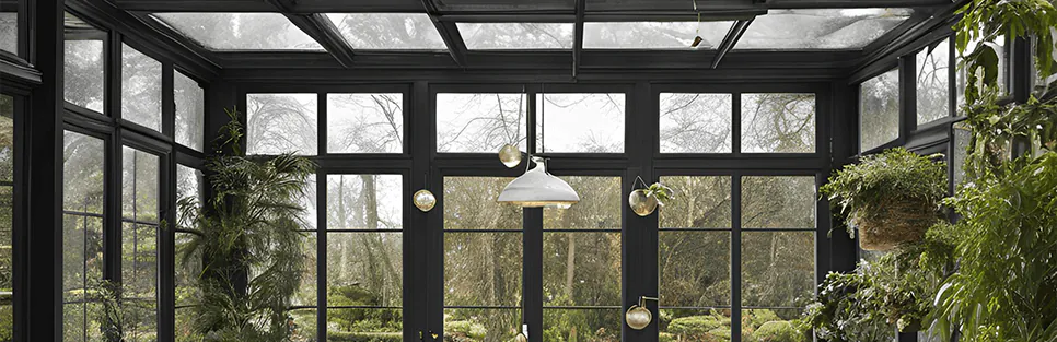 lighting in a conservatory