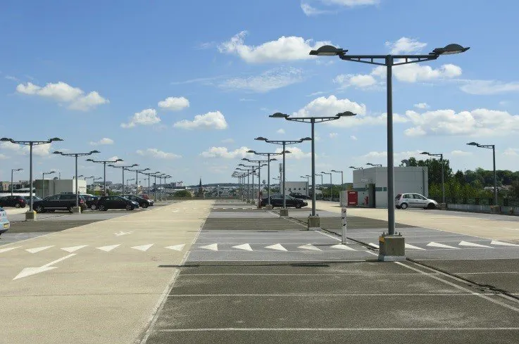 eclairage parking exterieur