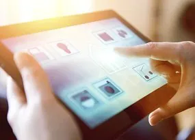 Control smart home lighting via tablet