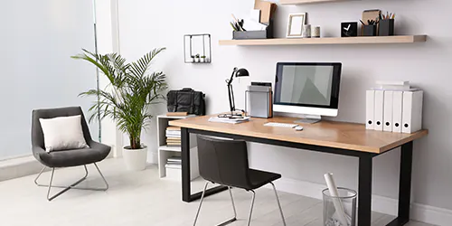 eclairage de bureau télétravail